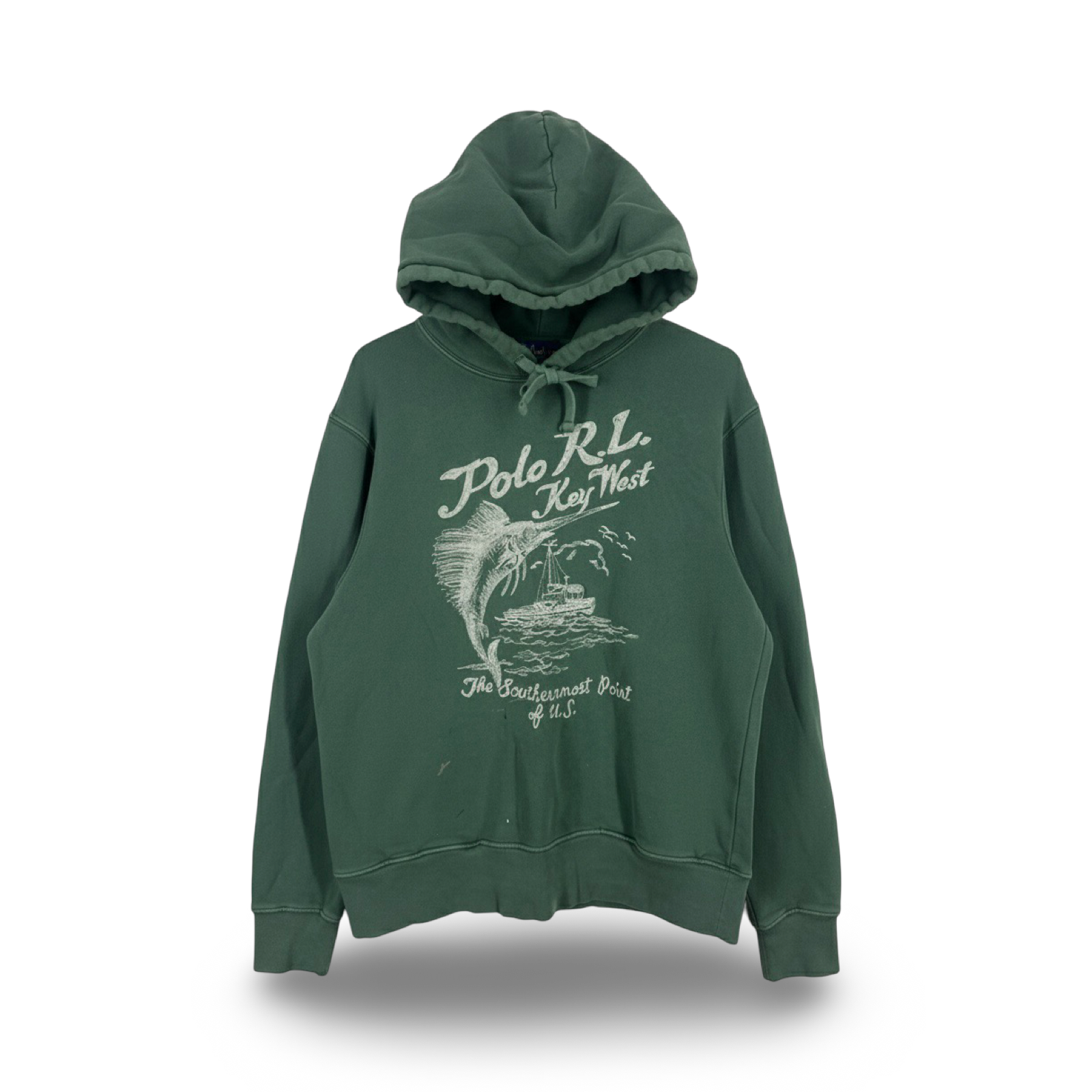 Ralph Lauren Green Hoodie Size Large